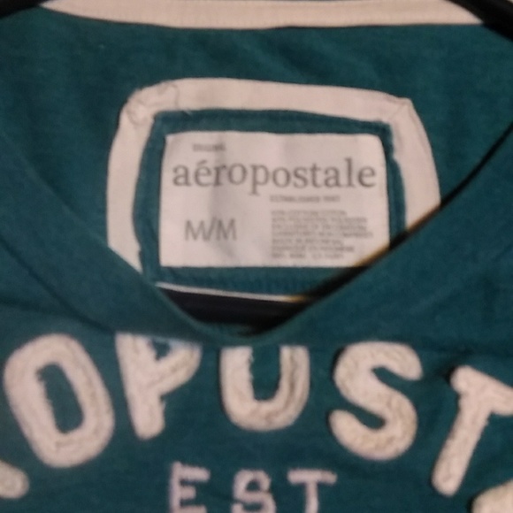 Aeropostale Hunter Green long sleeve shirt - Picture 3 of 11